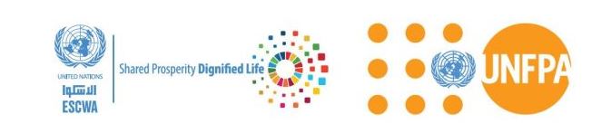 logos of escwa and UNFPA in english