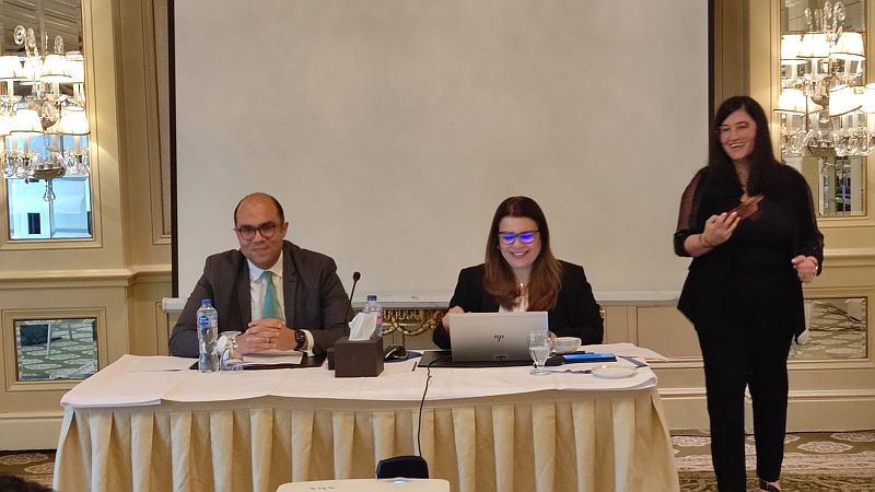 photo of organizers in the workshop on mainstreaming ageing in policymaking in Egypt