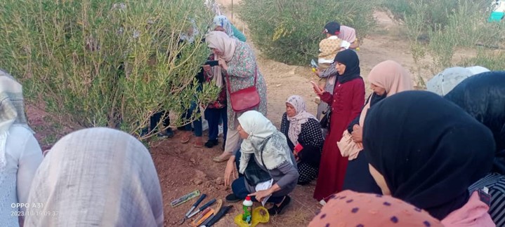 Ladies in a farm.