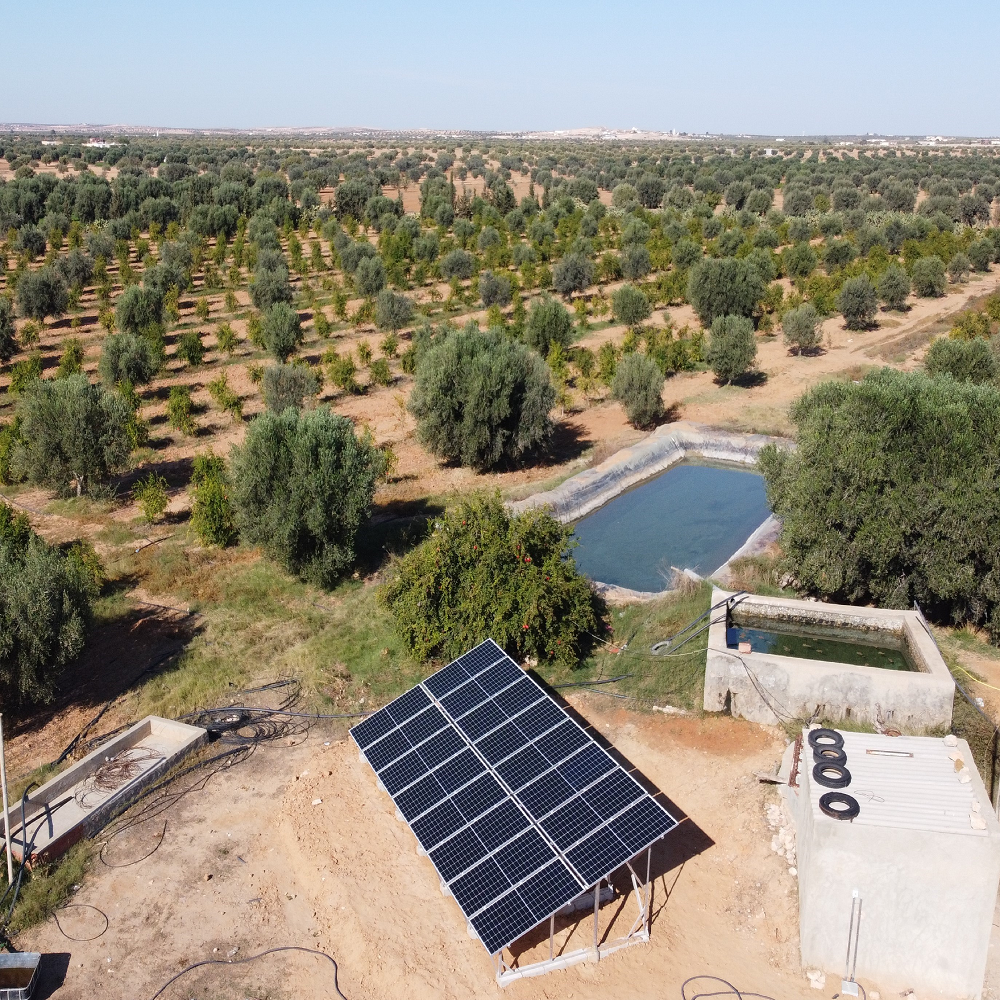 Image: Solar Panels in remote region