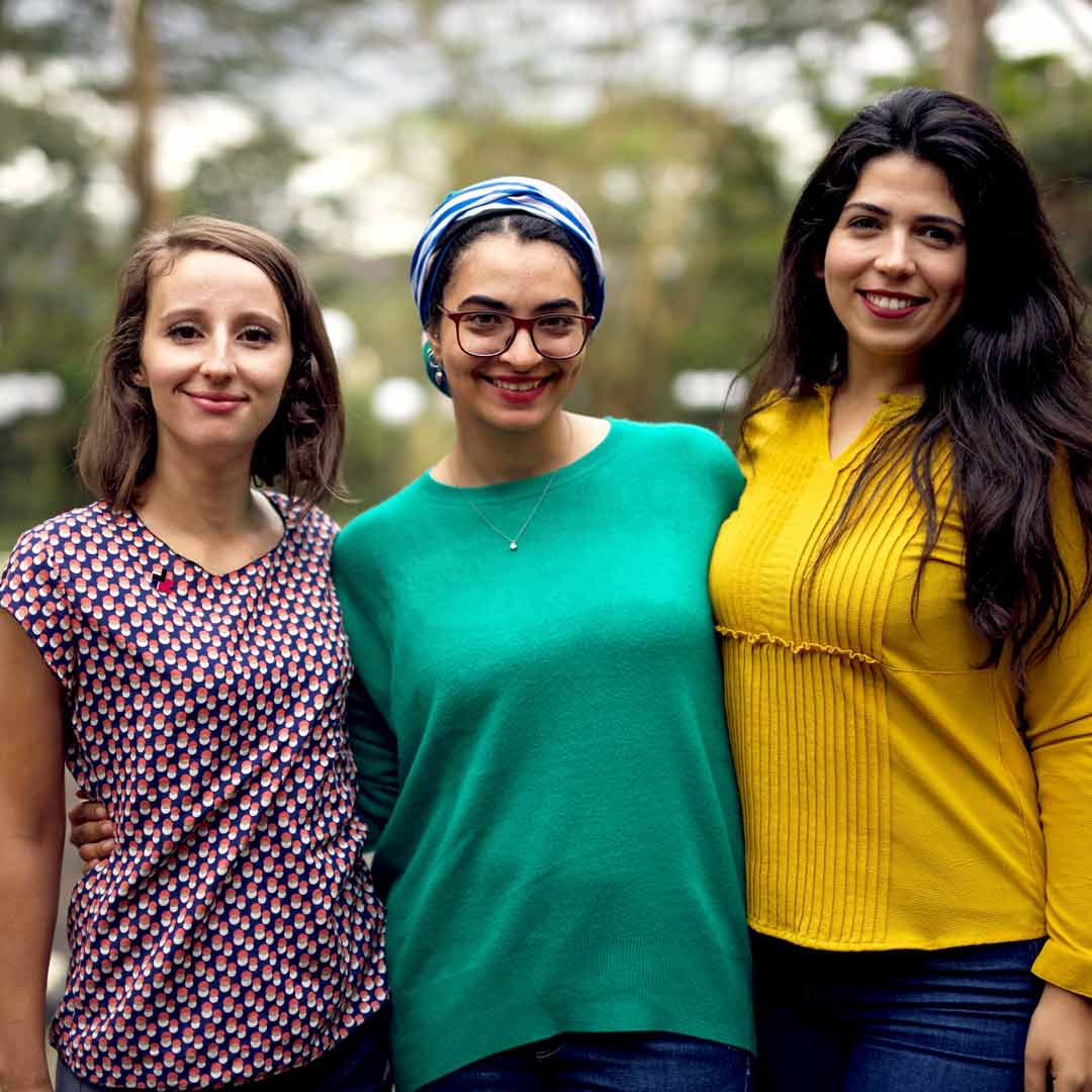 Members of UN Women's AGORA network in 2018.  Photo: Yasmin Labidi/UN Women