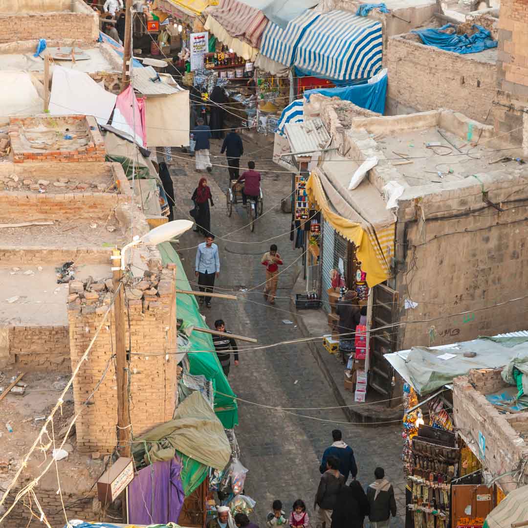 Street market in Sanaa, Yemen. Photo: Helovi/iStock