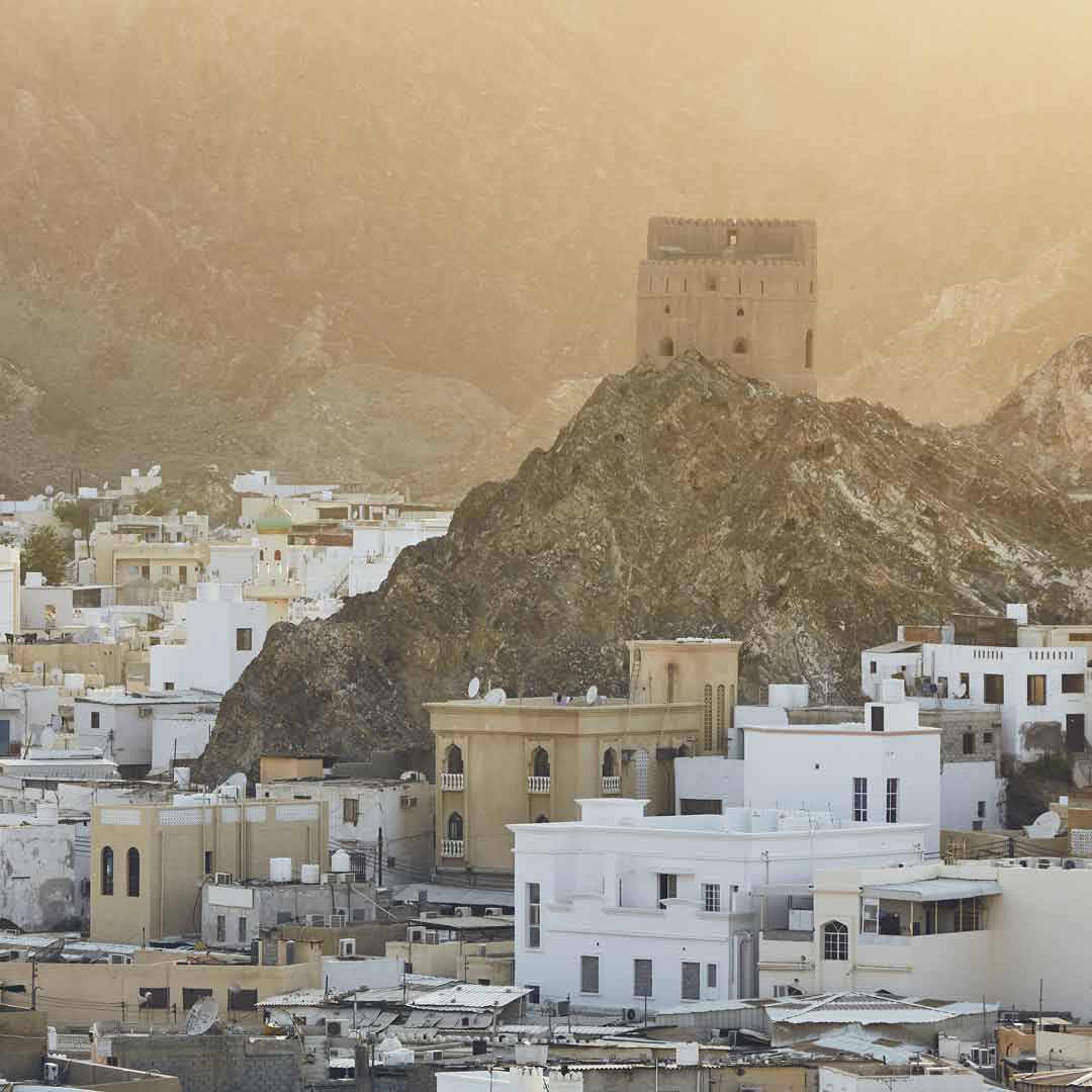 Muscat, Oman at sunset. Photo: Chalabala/iStock