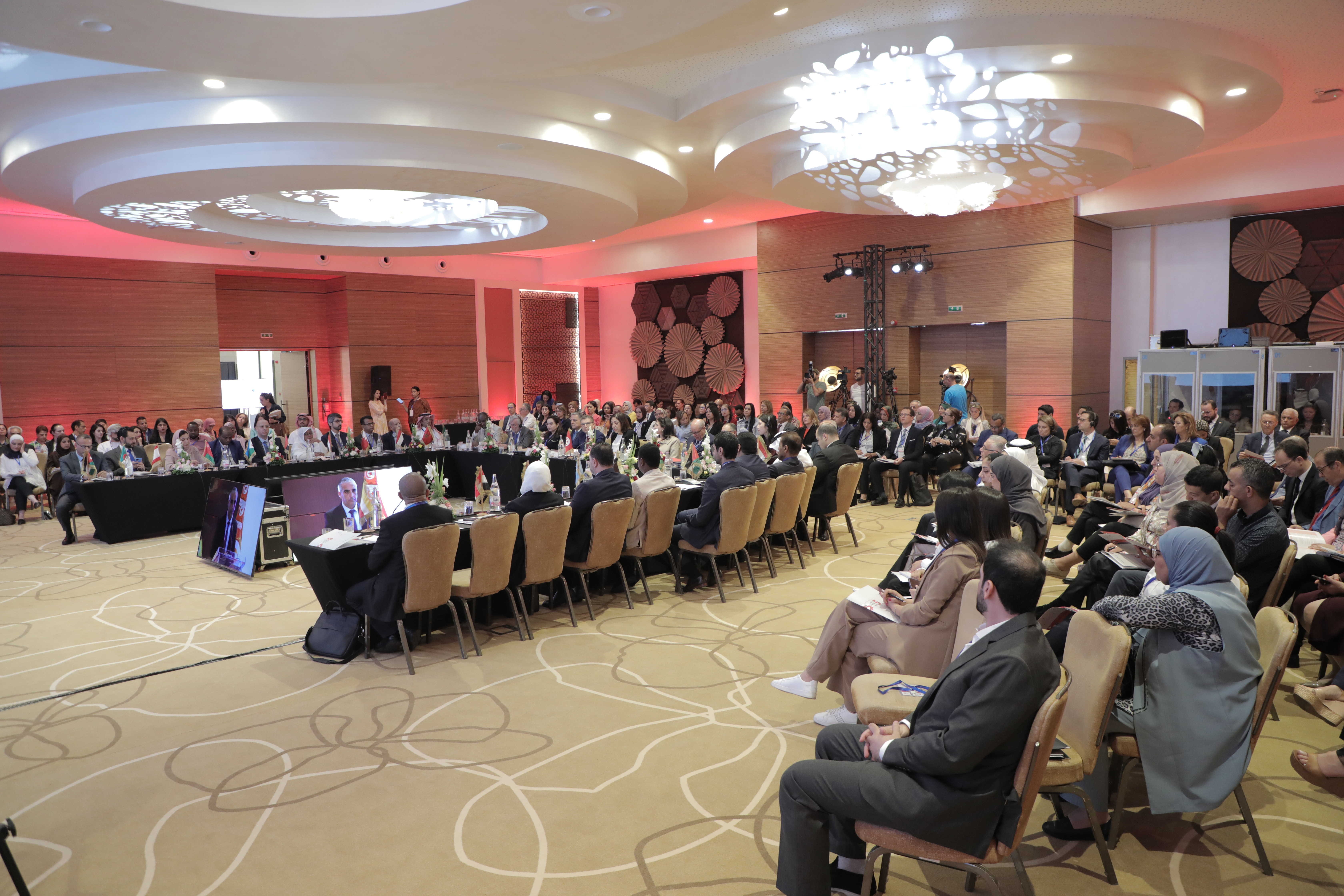 Photo from the opening of the Arab Competition Forum