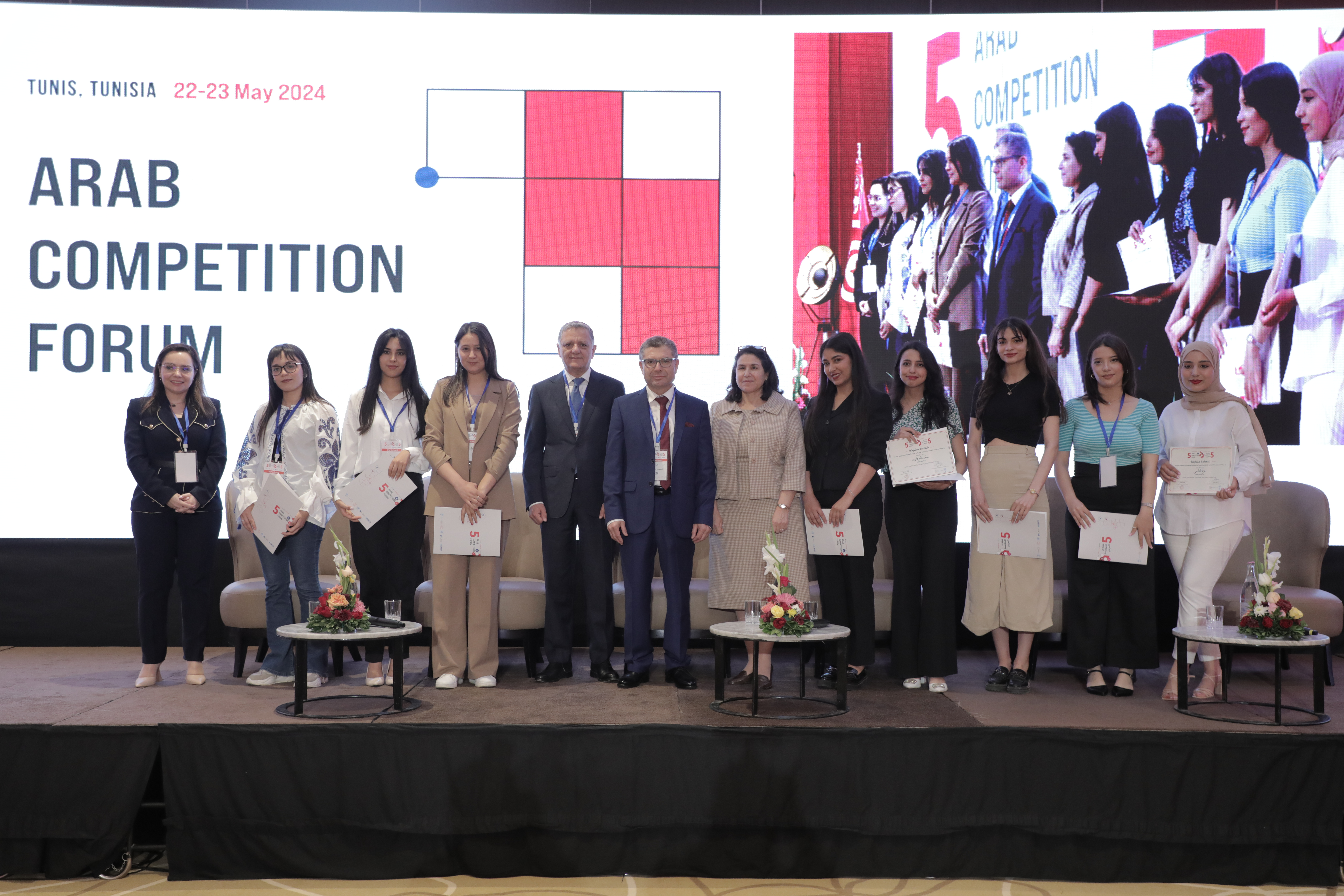 Photo from the opening of the Arab Competition Forum