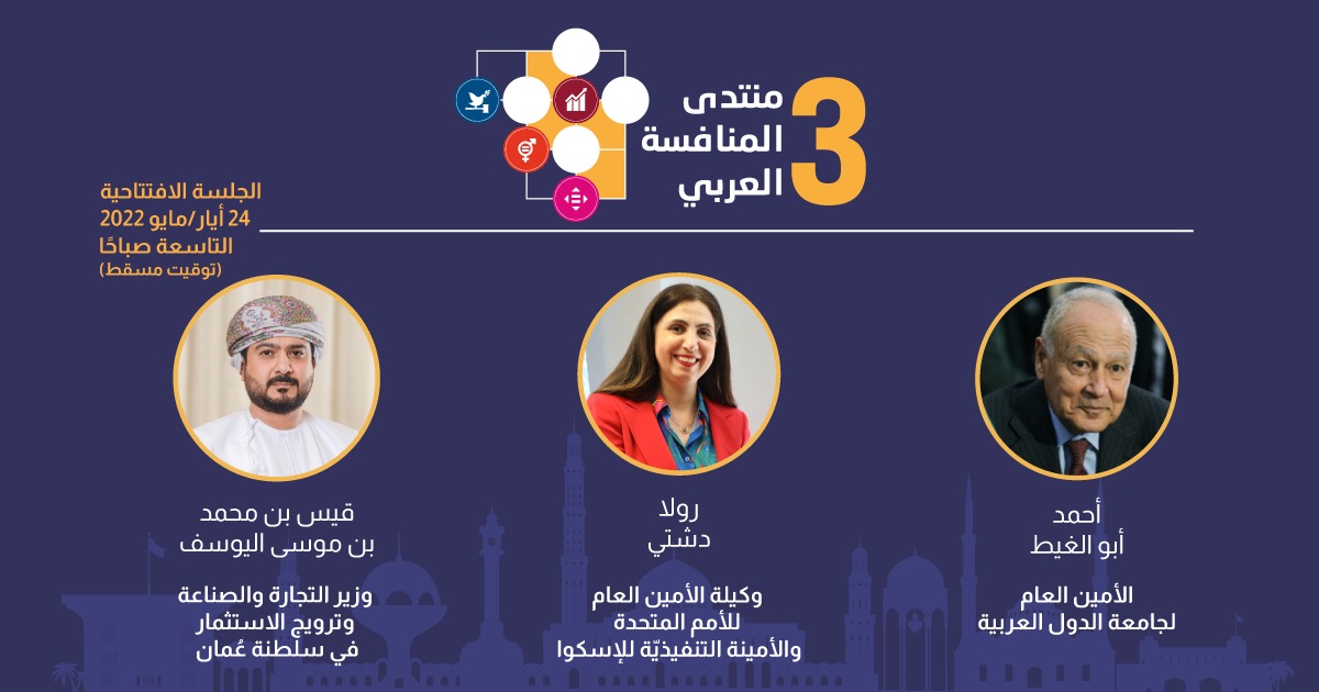 e-invite for the opening session in Arabic