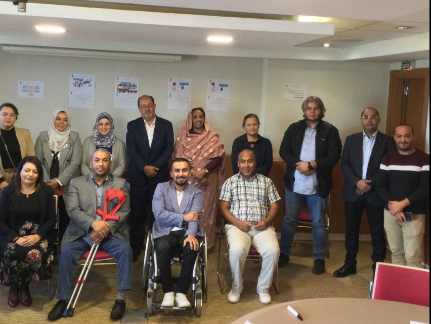 photo of participants in the training of trainers workshop organized in tunisiain