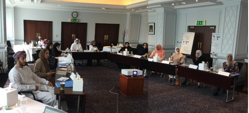 photo of participants in the training of trainers workshop organized in Oman