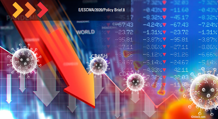 cover of the policy brief on the impact of COVID19 on financial systems