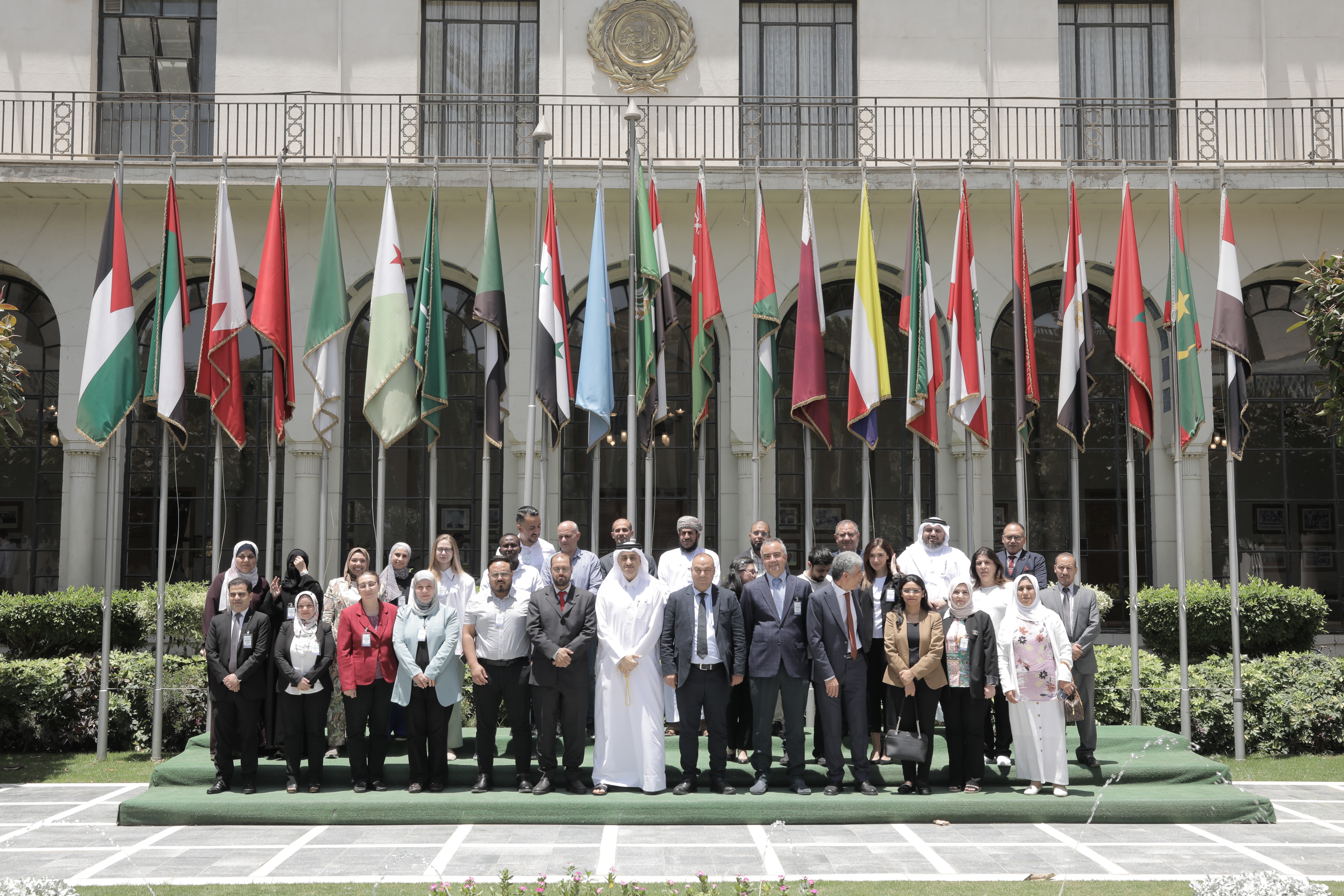 Group photo of participants in the meeting on the use of Statistical Data and Metadata Exchange (SDMX) for reporting on the Sustainable Development Goals (SDGs)