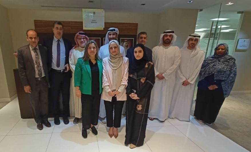 Group photo of participants in the event on Launching the Global Economywide Trade Simulator Interface for the United Arab Emirates