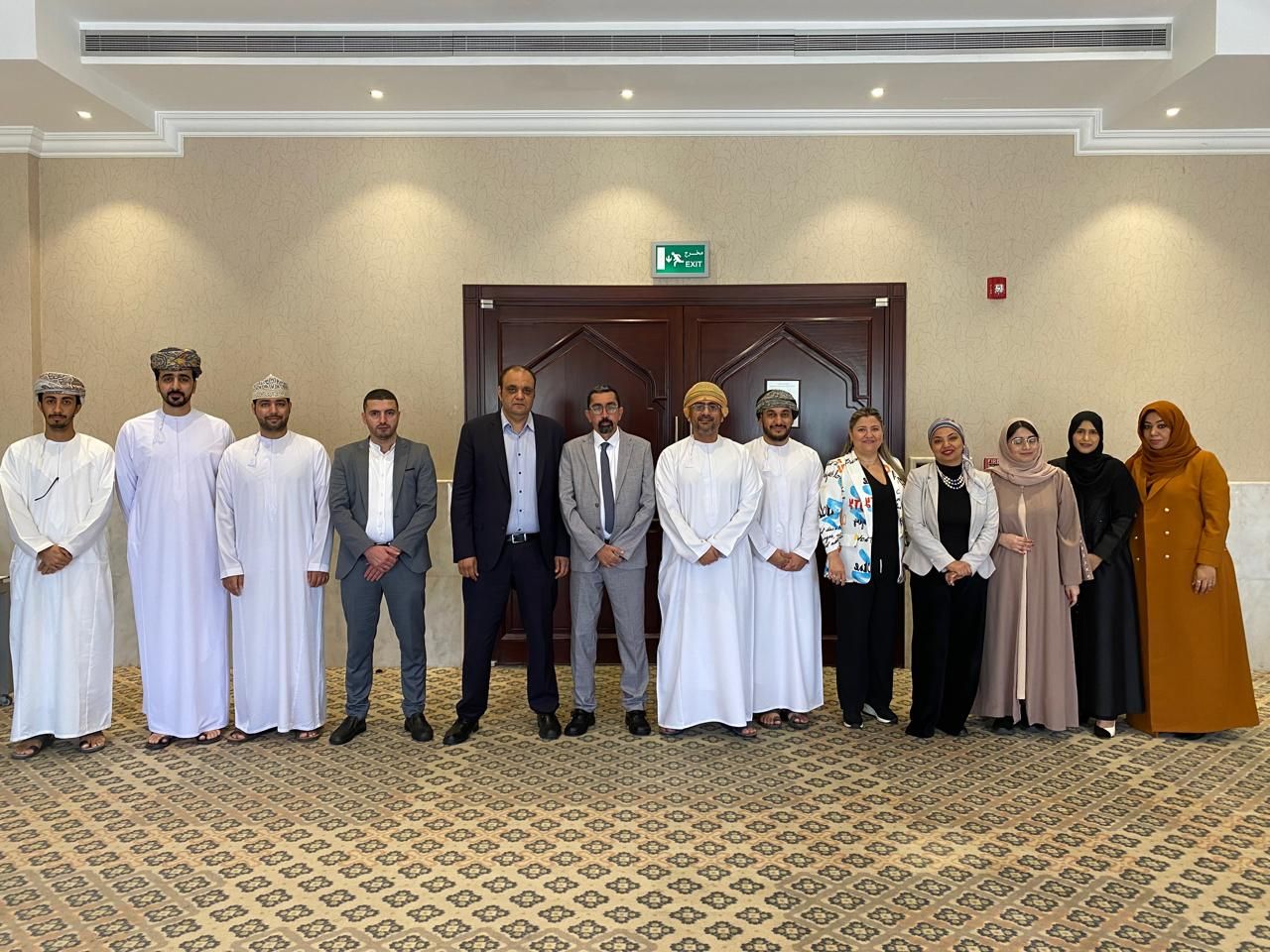 Group photo of participants in the meeting on "Constructing and updating a Social Accounting Matrix for Oman"