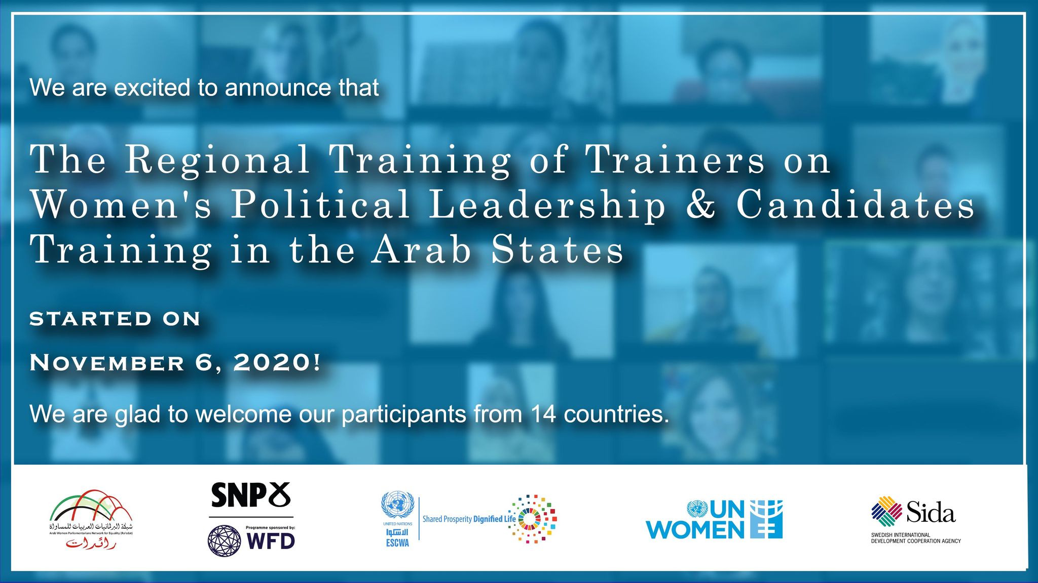 Regional training of trainers on women’s political leadership