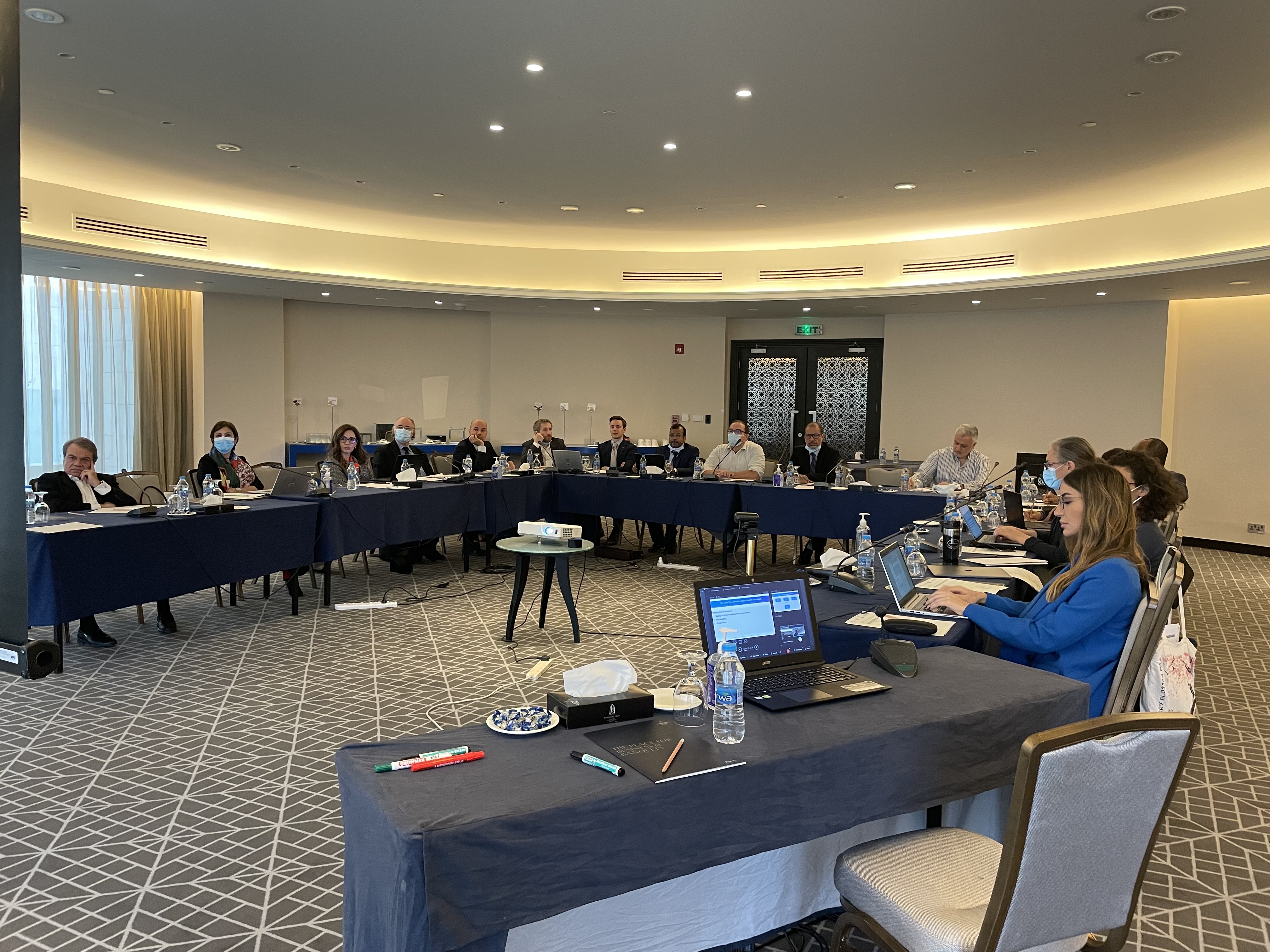 Participants sitting in the meeting