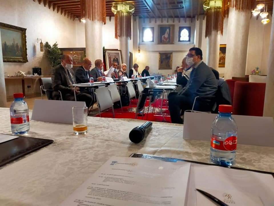 Participants evaluating trade policies in Morocco