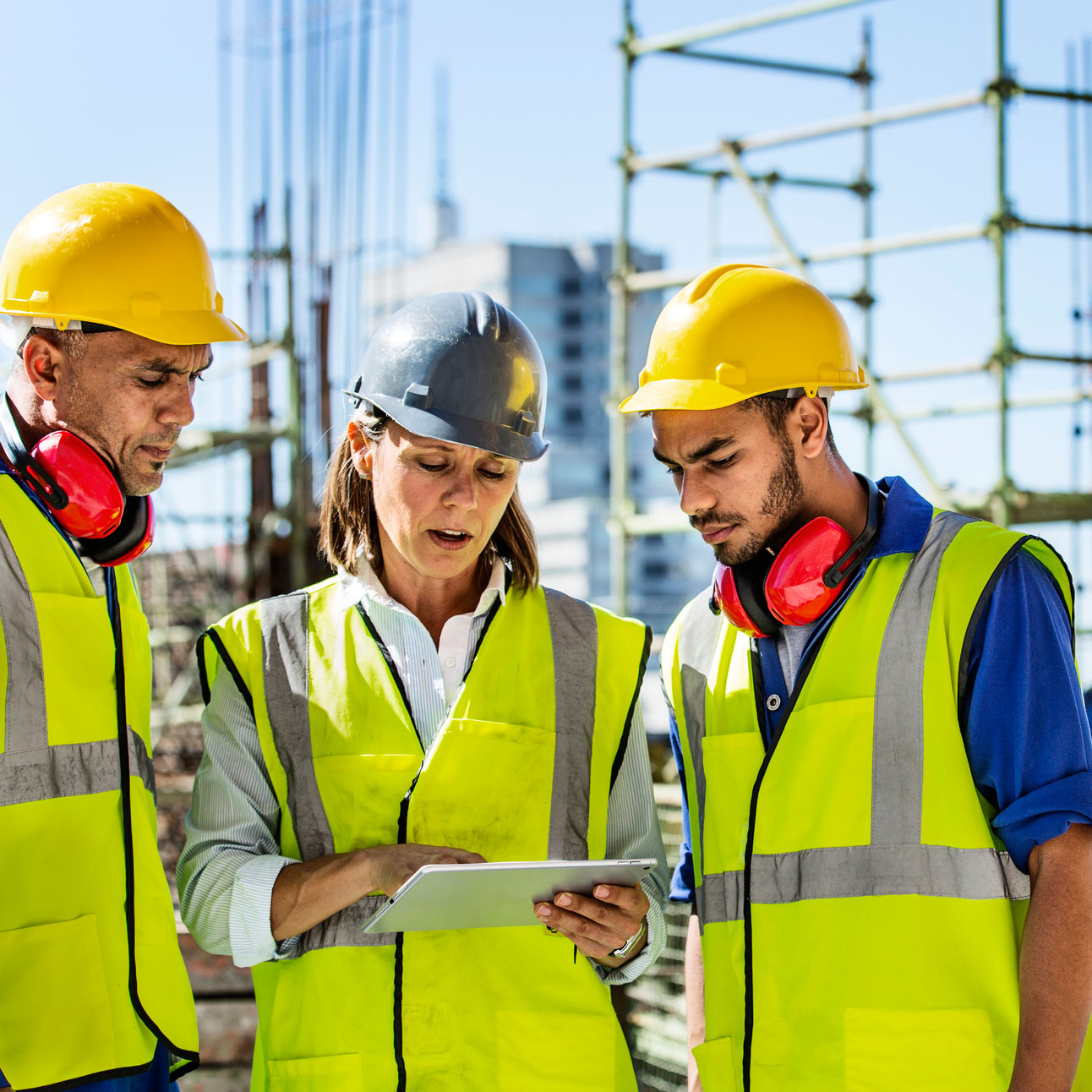 istock image: constructionsite workers