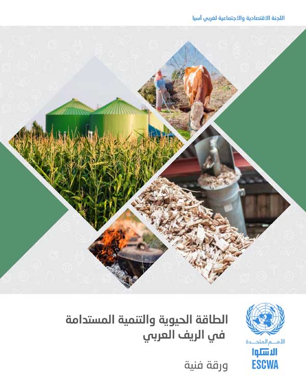 Bioenergy and sustainable development in the Arab rural area cover (Arabic)