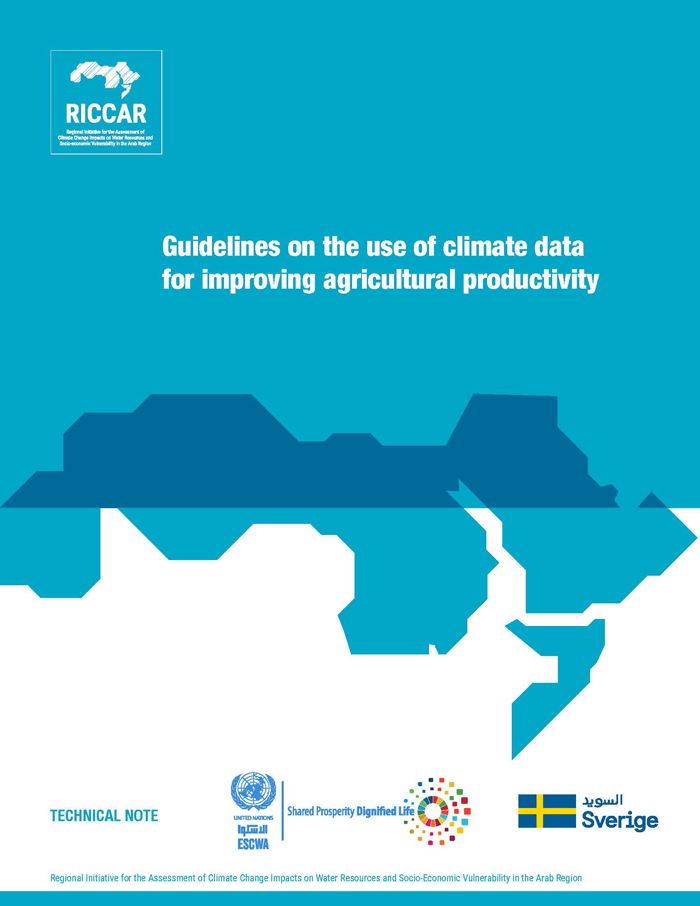 Guidelines on the use of climate data for improving agricultural productivity