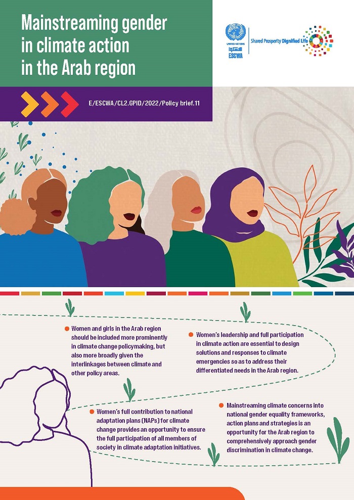 Mainstreaming gender in climate action in the Arab region