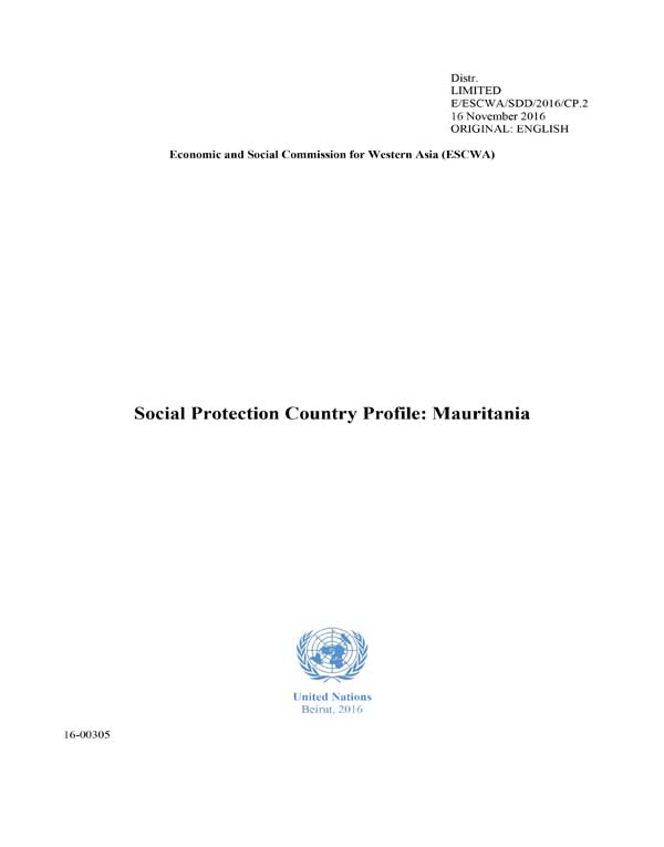 Social Protection Country Profile: Mauritania cover