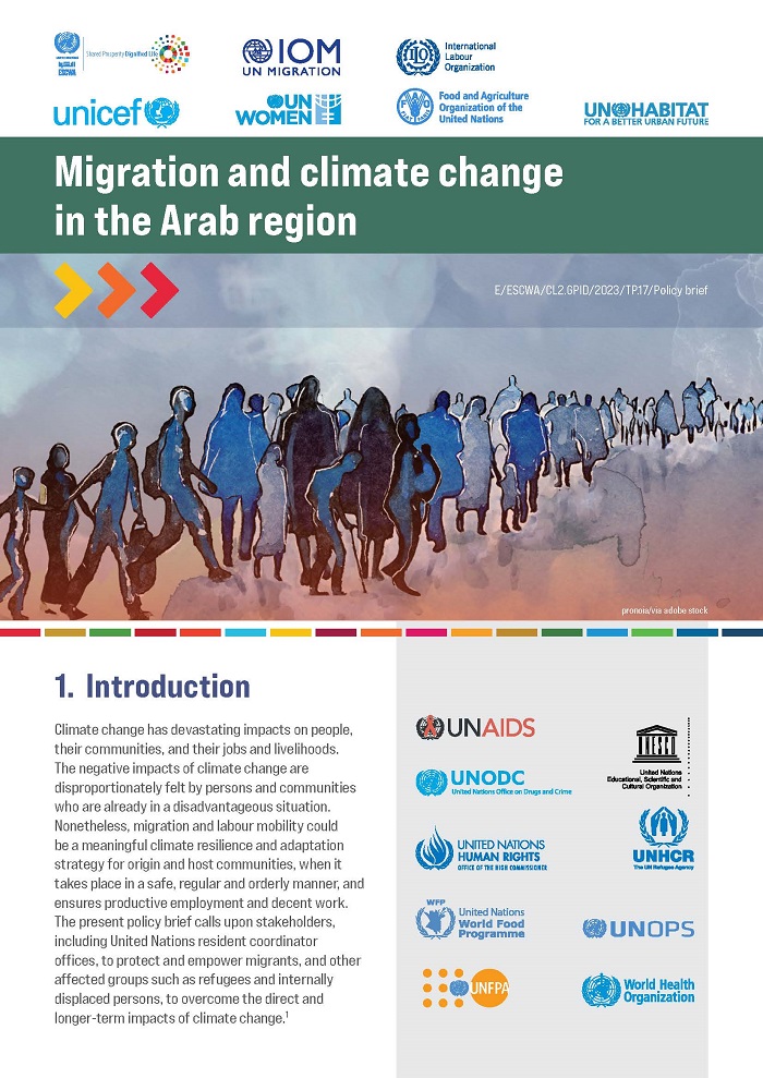 Migration and climate change in the Arab region