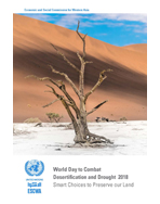 World Day to Combat Desertification and Drought 2018: Smart Choices to Preserve our Land cover