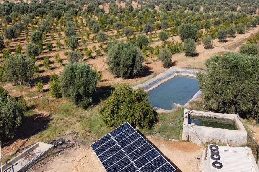 Image: Solar Panels in remote region