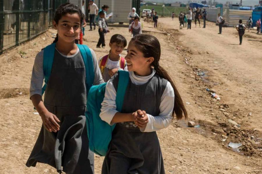 School children in Iraq. Photo: Newsha Tavakolian/UNOPS