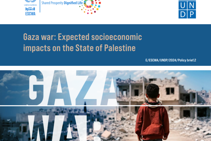 Gaza war: Expected socioeconomic impacts on the State of Palestine