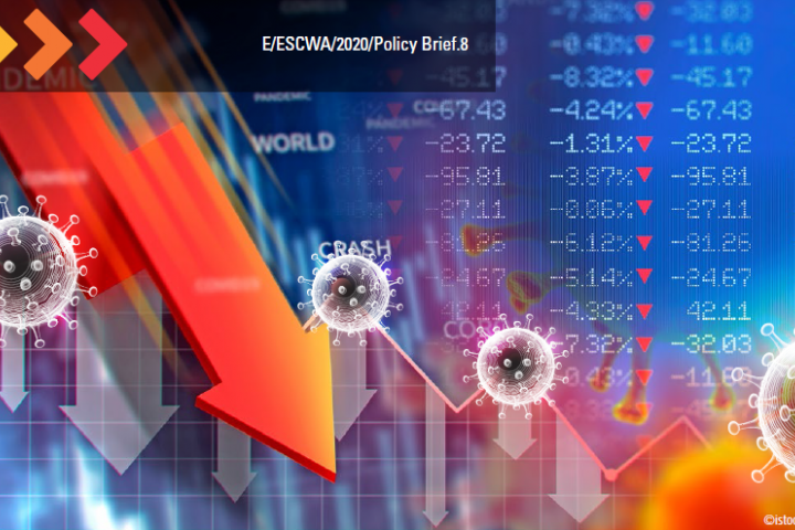 cover of the policy brief on the impact of COVID19 on financial systems